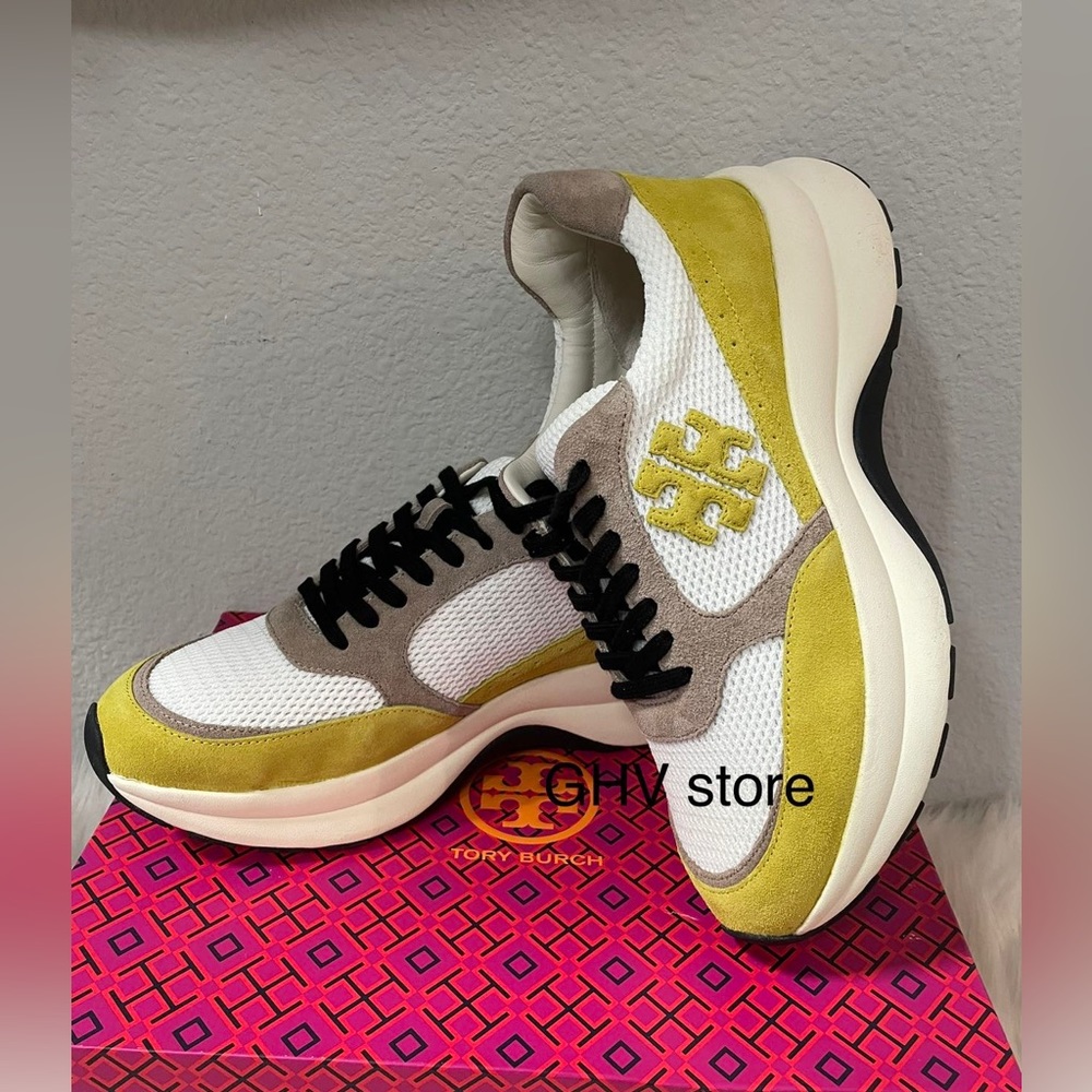 Tory Burch Kick Trainer Fashion Sneaker- Special Deal - Picture 5 of 8